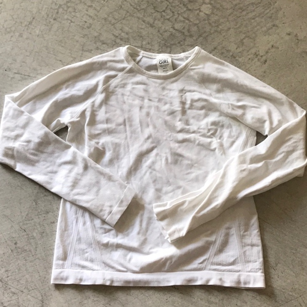 Athleta Girls White Shirt